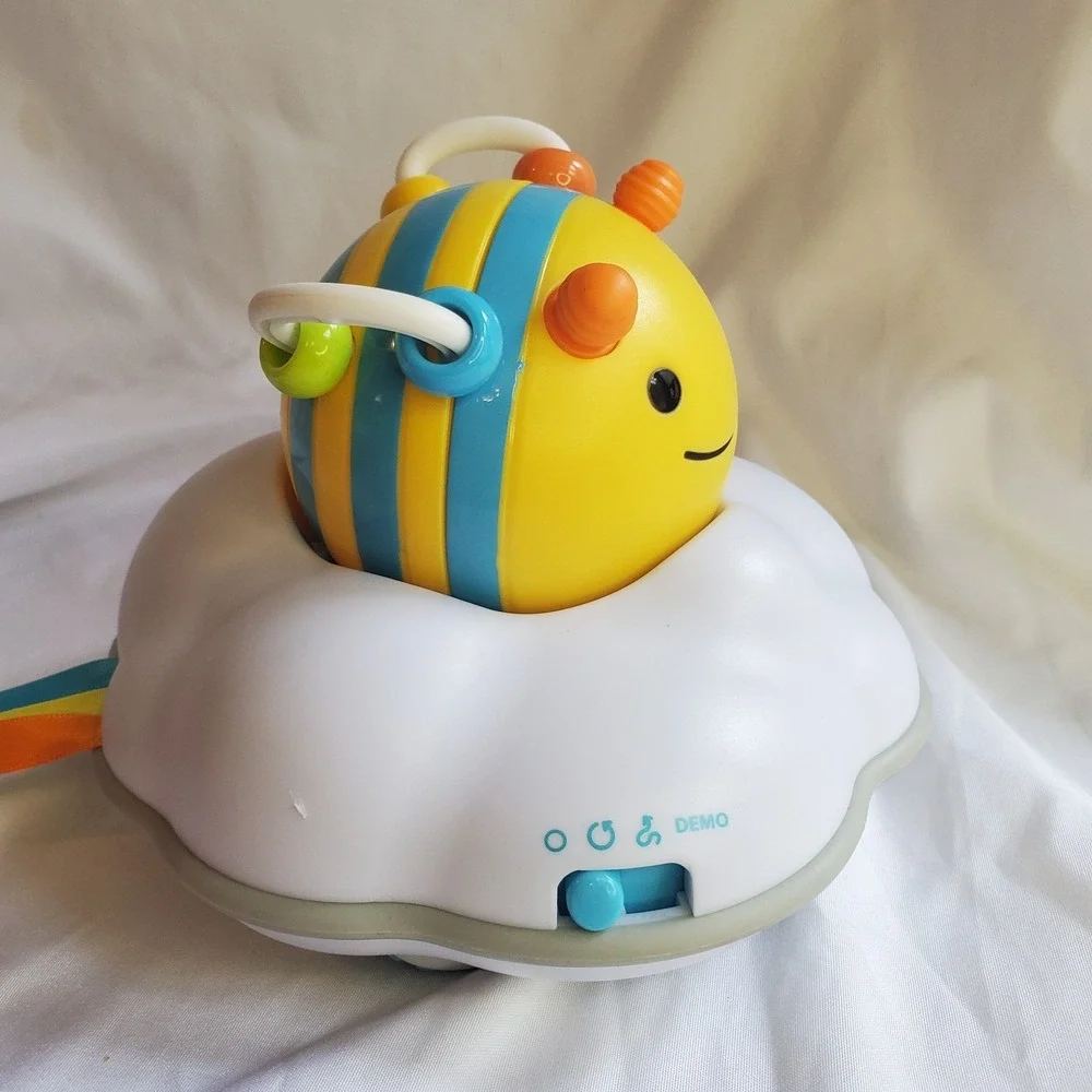 JUST BEE Skip Hop Explore Follow-me Bee 3-Stage Developmental Learning Crawl Toy